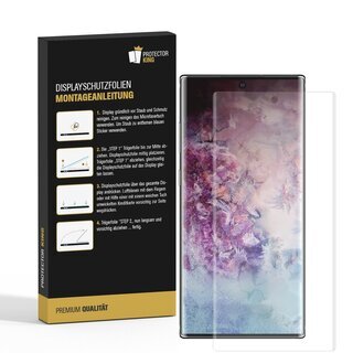 1x Displayschutz fr Samsung Galaxy Note 10 Plus FULL COVER Displayfolie MATT