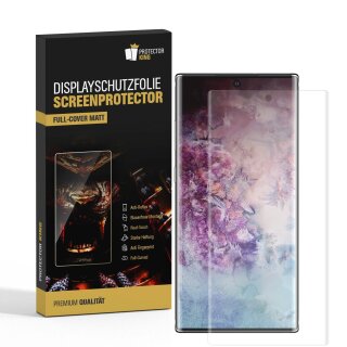 2x Displayschutz für Samsung Galaxy Note 10 Plus FULL COVER Displayfolie MATT