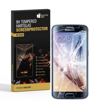 6x 9H Hartglas für Samsung Galaxy S6 Displayschutz Schutzglas Schutzfolie KLAR Panzerfolie Panzerglas Displayglas Glasfolie Echtes Glas