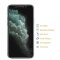 2x Displayschutzfolie für iPhone 11 Pro FULL COVER Displayfolie ANTI-REFLEX MATT