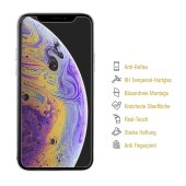 1x 9H Panzerglas für iPhone 11 Pro Displayschutz Schutzglas Hartglas Schutzfolie Panzerfolie Displayglas ANTI-REFLEX MATT ENTSPIEGELT