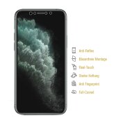 4x Displayschutzfolie für iPhone 11 Pro Max FULL COVER Displayfolie MATT