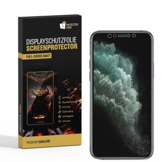 6x Displayschutzfolie für iPhone 11 Pro Max FULL COVER Displayfolie MATT