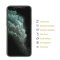 6x 9H Nano-Glass für iPhone 11 Pro Max FULL COVER 3D KLAR Anti-Shock Anti-Bruch Anti-Stoß Anti-Schmutz Panzernanoglas Displayschutz Schutzfolie Panzerfolie Panzerglas Screen-Protector