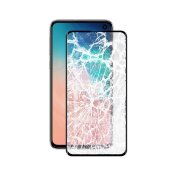 1x 9H Hartglas für Samsung Galaxy S10e FULL COVER Displayschutz Schutzglas SW Schutzfolie Panzerfolie Panzerglas Displayglas Tempered Glasfolie Sicherheitsglas Echtglas