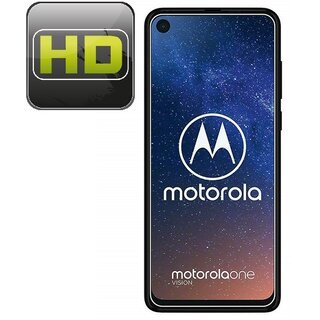 2x Displayschutzfolie fr Motorola Moto One Vision Schutzfolie HD Ultra KLAR
